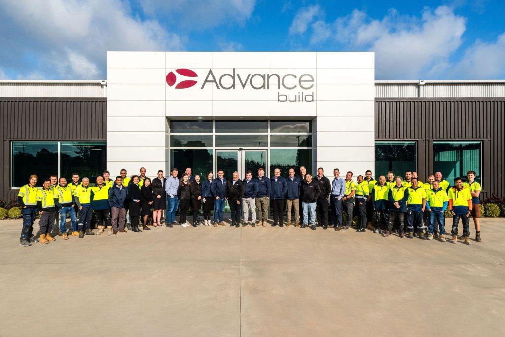 Advance build staff group photo