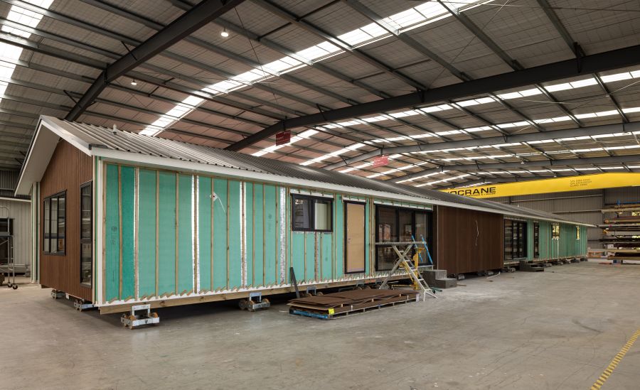 Classroom being built at Advance Build