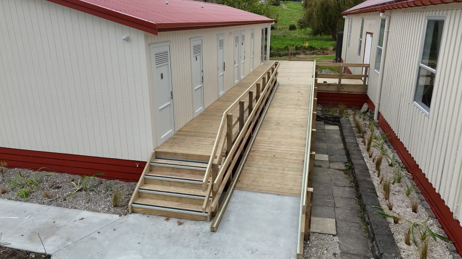 Prefab ablution block for learning centre